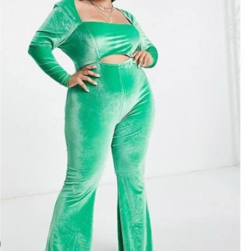 The Frolic Plus Emerald Jumpsuit US18